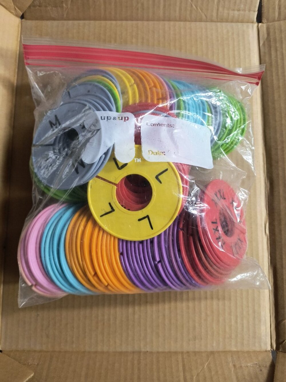 100+ Size Rings for Clothing Racks, Closet Dividers
